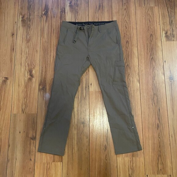 Prana Stretch Zion Straight Pant, Mud, 34x30 - Picture 1 of 8